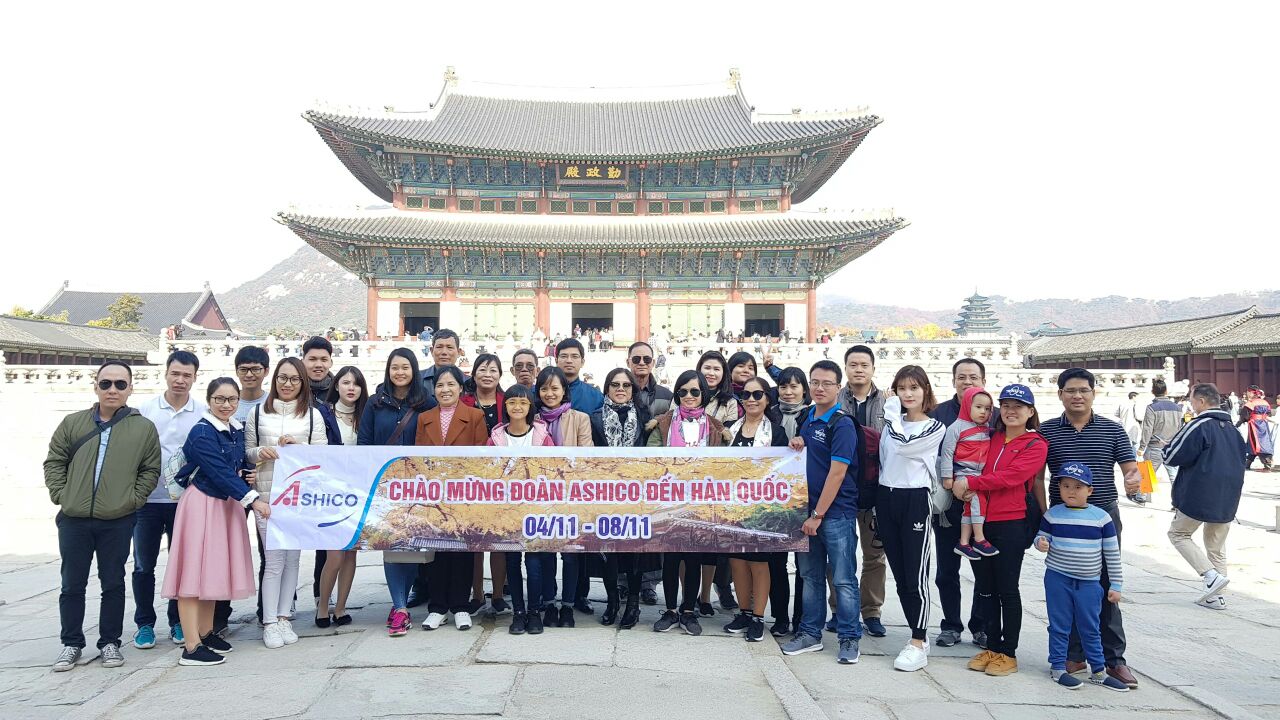 ASHICO TỔ CHỨC CHUYẾN DU LỊCH TẠI HÀN QUỐC CHO CBNV