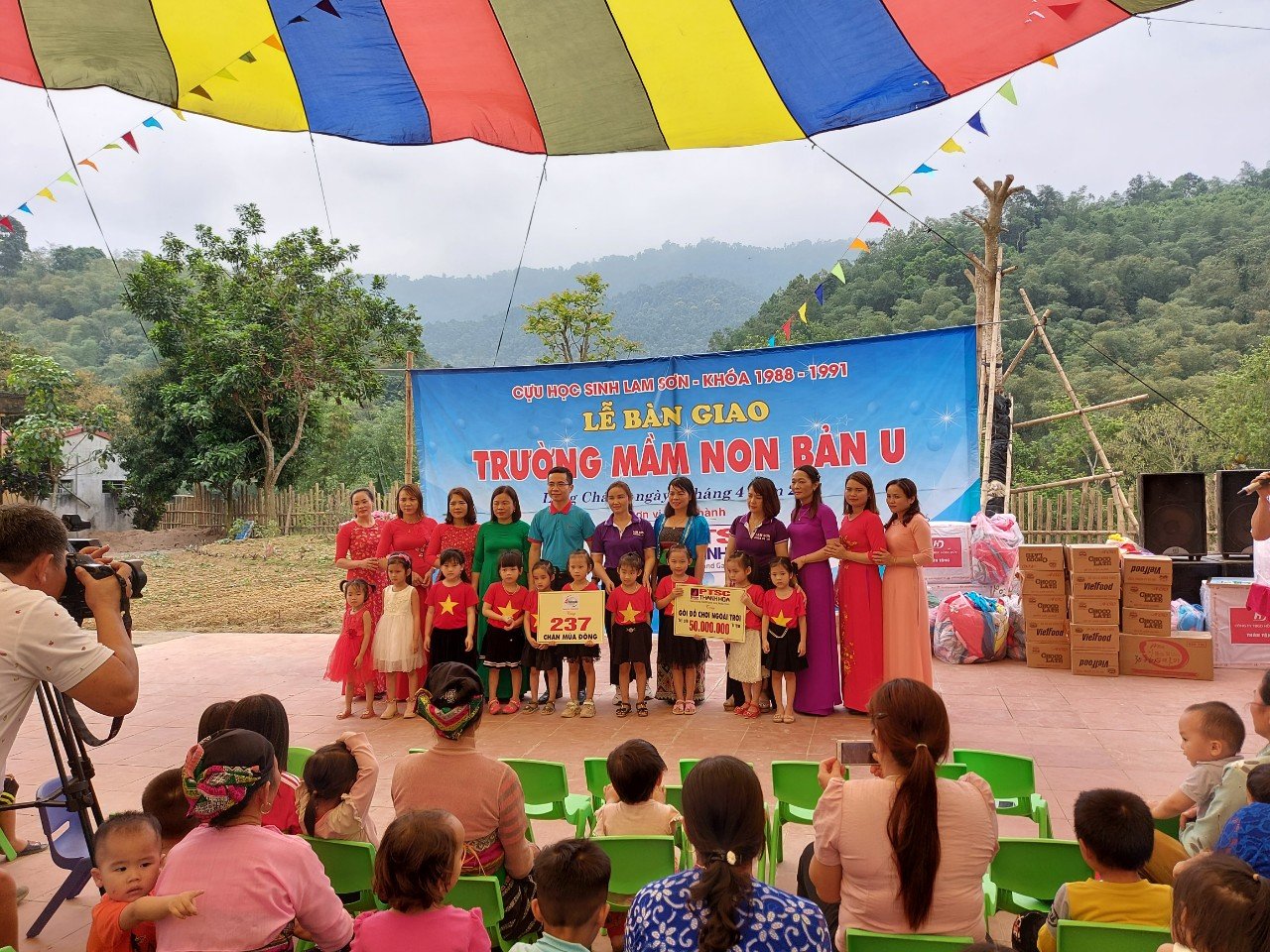 ASHICO ĐỒNG TÀI TRỢ XÂY DỰNG TRƯỜNG MẦM NON TẠI BẢN U